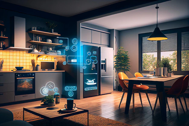 In the digital age, the kitchen has evolved beyond its traditional role, now integrating cutting-edge technology for enhanced functionality and efficiency. Incorporating smart appliances and devices revolutionizes the way the kitchen operates, offering convenience, control, and connectivity:
